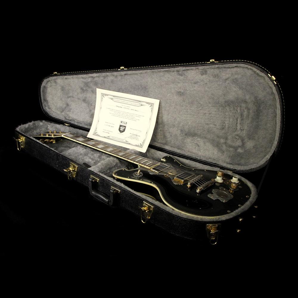 Wild Custom Guitars Baroness Steampunk II Electric Guitar Relic Black — 8