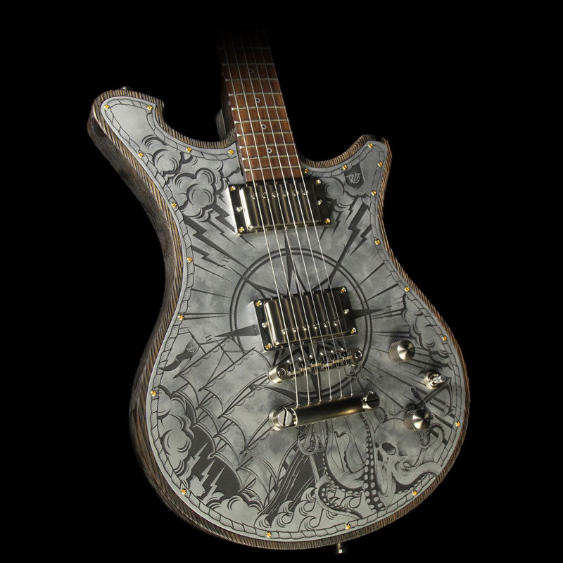 Wild Custom Guitars Wildone Electric Guitar Sailor Iron Top — 1