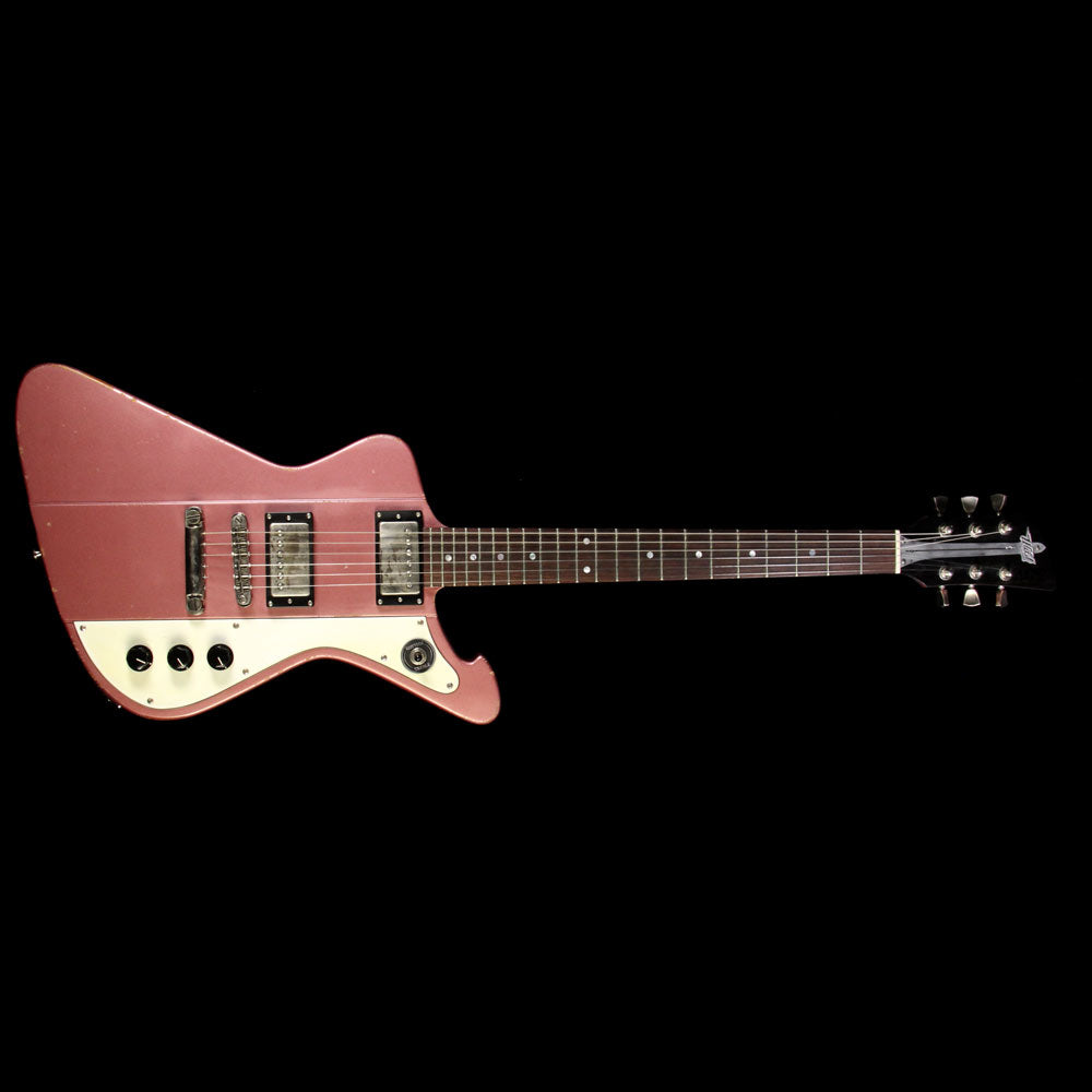 Wild Custom Guitars Firewild Electric Guitar Relic Burgundy Mist