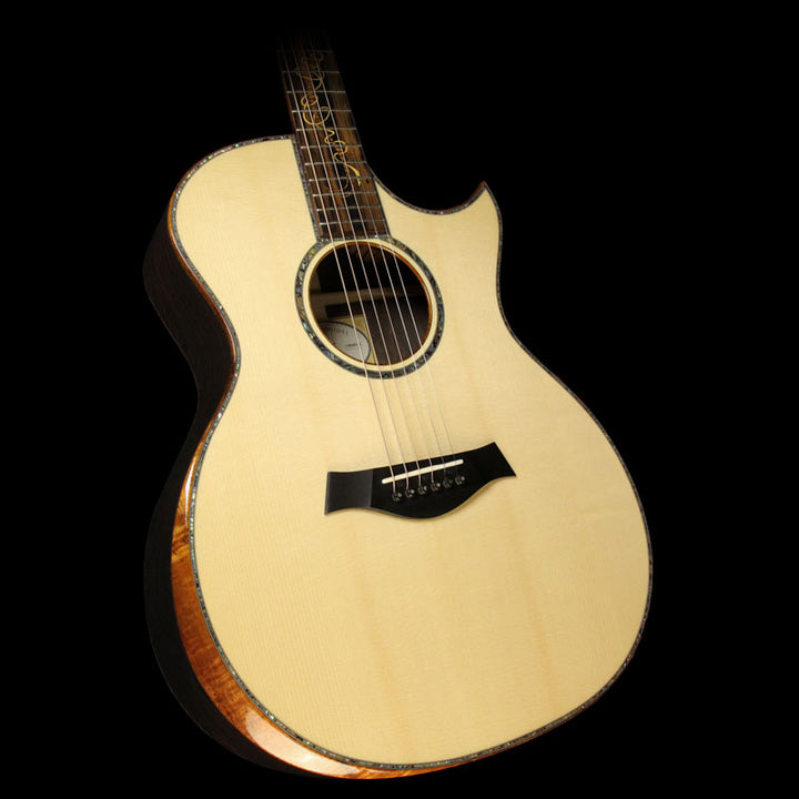Taylor Custom BTO Grand Auditorium Milagro Brazilian Rosewood and European Spruce Acoustic-Electric Guitar Natural