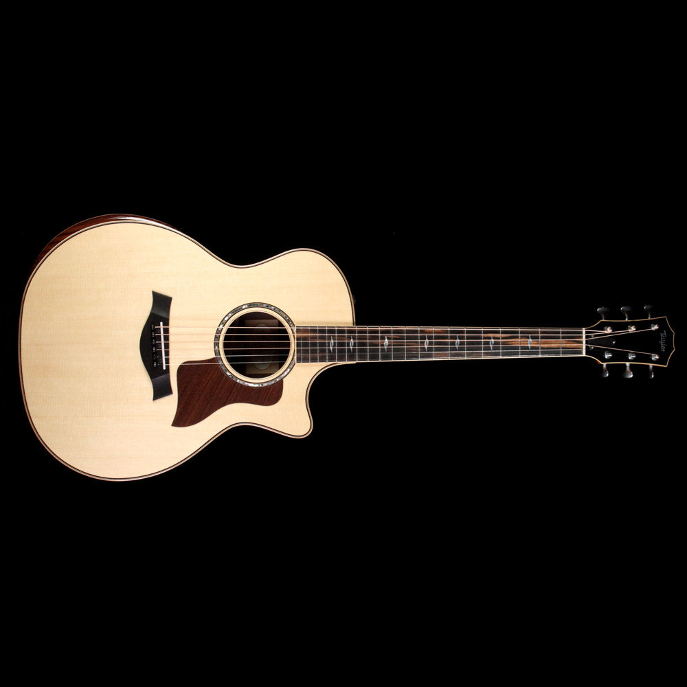 Taylor 814ce DLX Grand Auditorium Acoustic-Electric Guitar Natural — 2