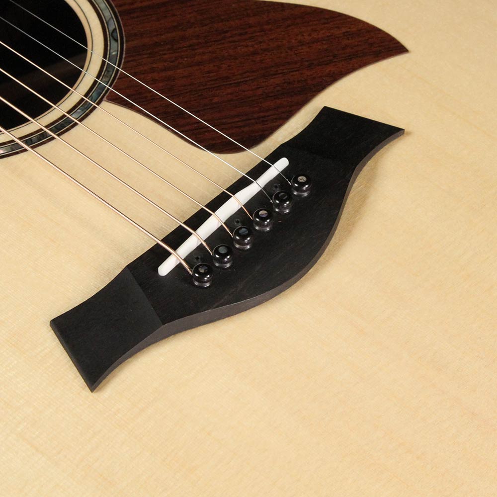 Taylor 814ce DLX Grand Auditorium Acoustic-Electric Guitar Natural — 4
