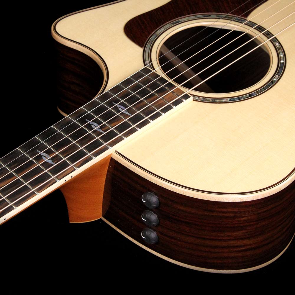 Taylor 814ce DLX Grand Auditorium Acoustic-Electric Guitar Natural — 5
