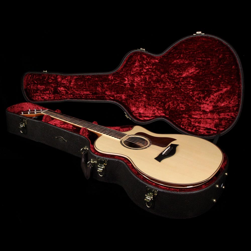Taylor 814ce DLX Grand Auditorium Acoustic-Electric Guitar Natural — 8