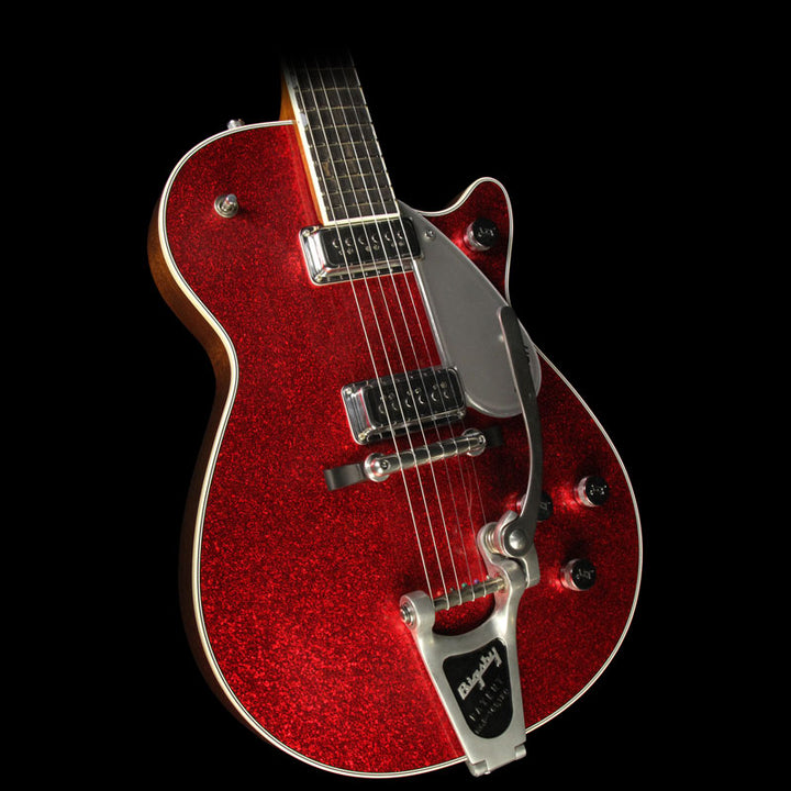 Gretsch Custom Shop 1958 G6129TCS Sparkle Jet Relic Electric Guitar Red Sparkle