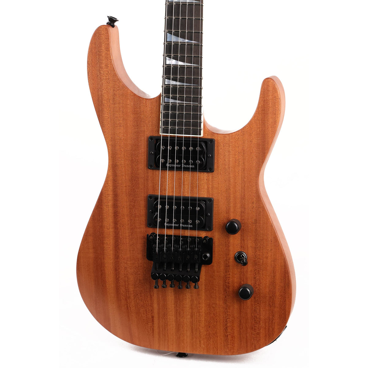Jackson Custom Shop Exclusive SL2H-V Soloist Natural Series Mahogany Natural Oil — 7