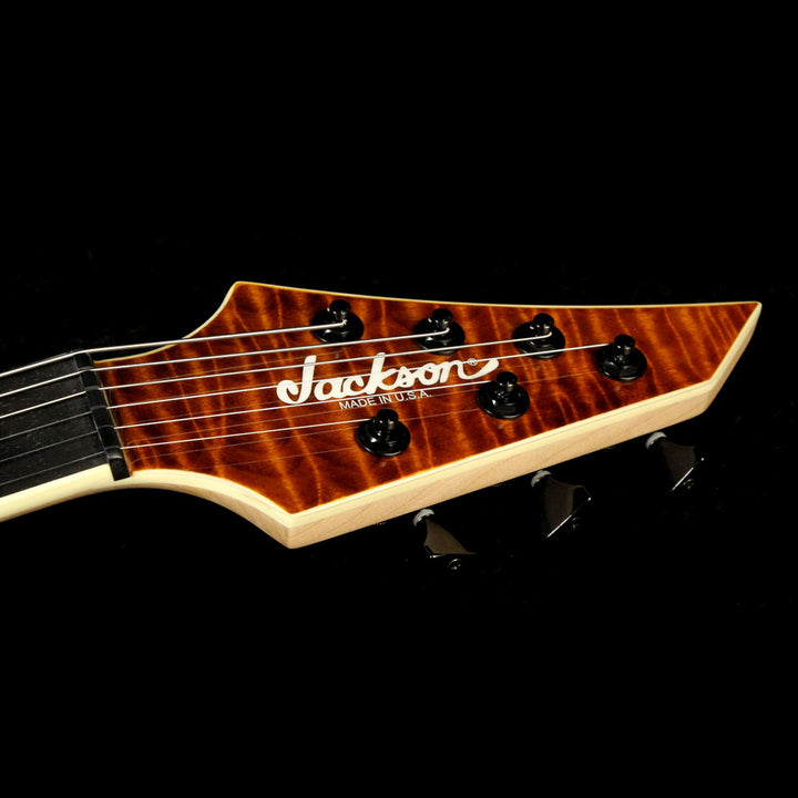 Jackson Misha Mansoor Signature Juggernaut HT6 Quilt Top Electric Guitar Amber Tiger Eye