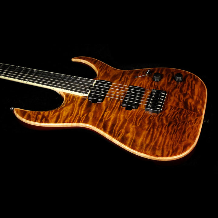 Jackson Misha Mansoor Signature Juggernaut HT6 Quilt Top Electric Guitar Amber Tiger Eye