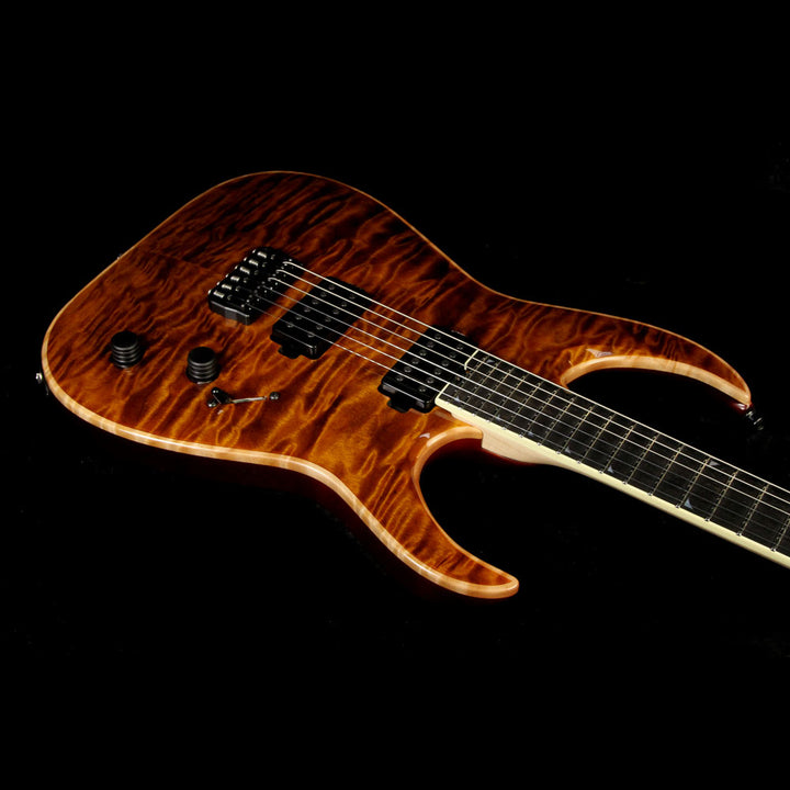 Jackson Misha Mansoor Signature Juggernaut HT6 Quilt Top Electric Guitar Amber Tiger Eye