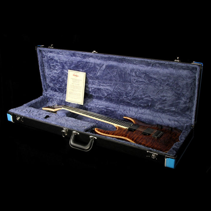 Jackson Misha Mansoor Signature Juggernaut HT6 Quilt Top Electric Guitar Amber Tiger Eye