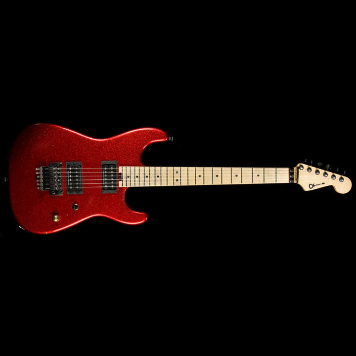 Charvel Custom Shop San Dimas Electric Guitar Red Sparkle Relic