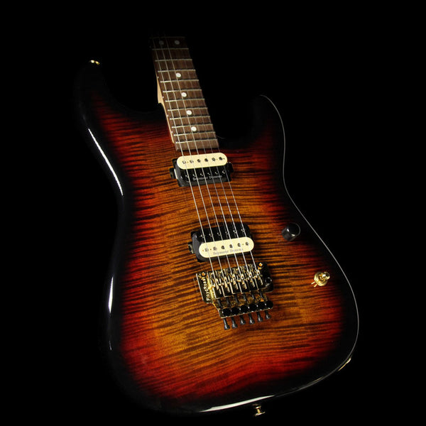 Used Charvel Custom Shop San Dimas Flame Top Electric Guitar 3-Tone Sunburst
