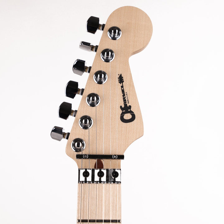 Charvel Custom Shop Flame Sassafras San Dimas Natural Oil Masterbuilt Red Dave