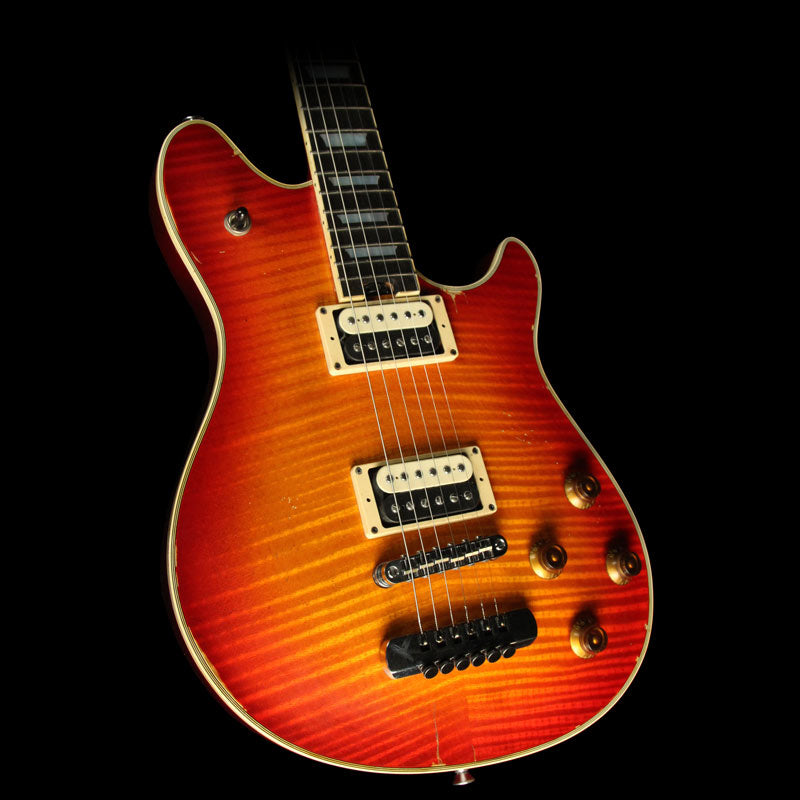 Used EVH Wolfgang Custom Relic USA Electric Guitar Vintage Cherry Burst — 1