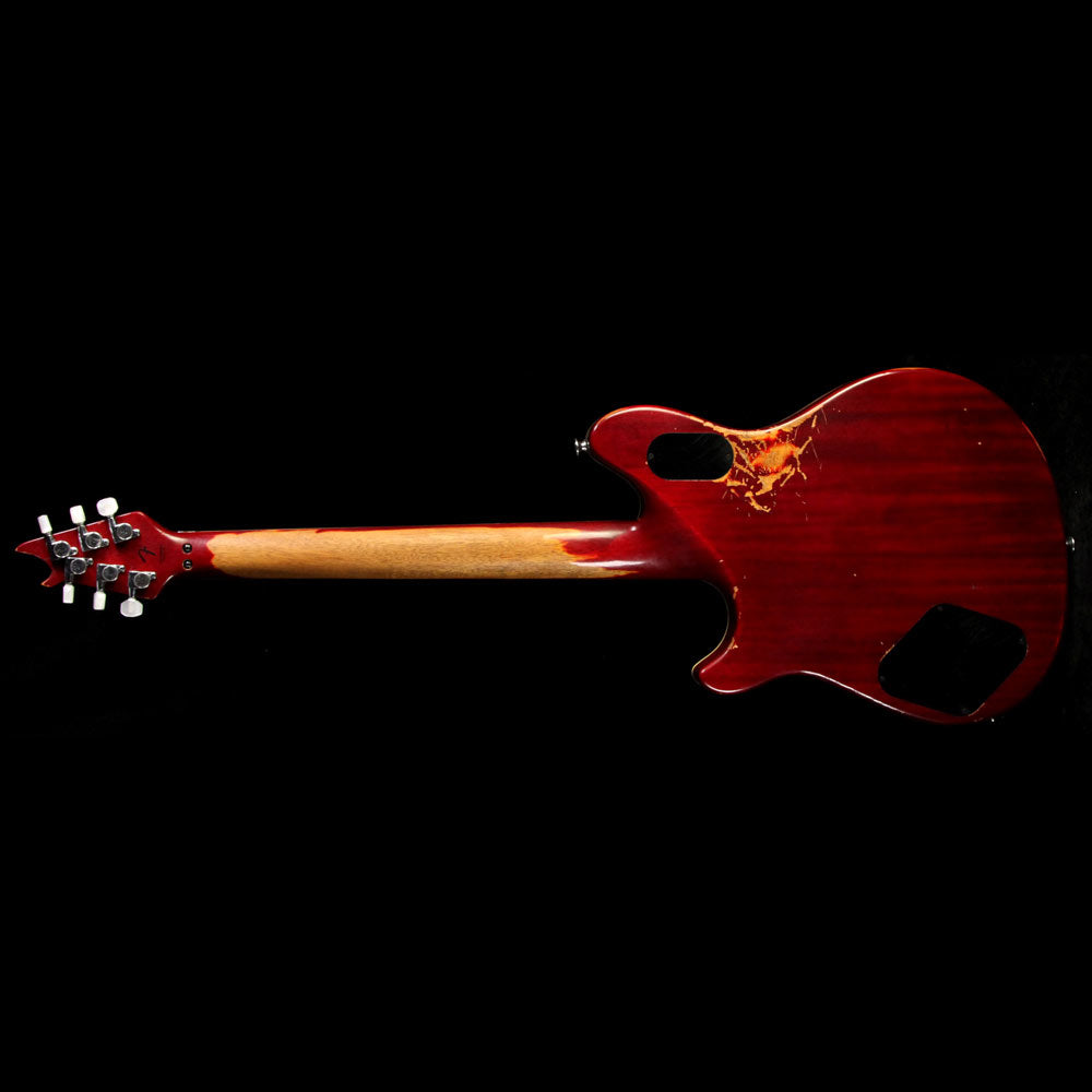 Used EVH Wolfgang Custom Relic USA Electric Guitar Vintage Cherry Burst — 3