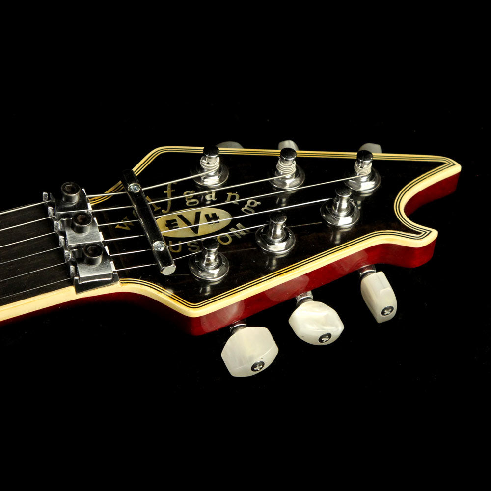 Used EVH Wolfgang Custom Relic USA Electric Guitar Vintage Cherry Burst — 4
