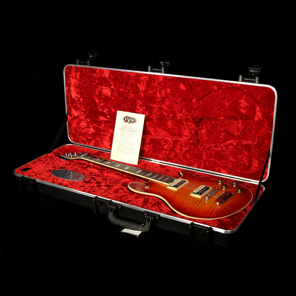 Used EVH Wolfgang Custom Relic USA Electric Guitar Vintage Cherry Burst — 8