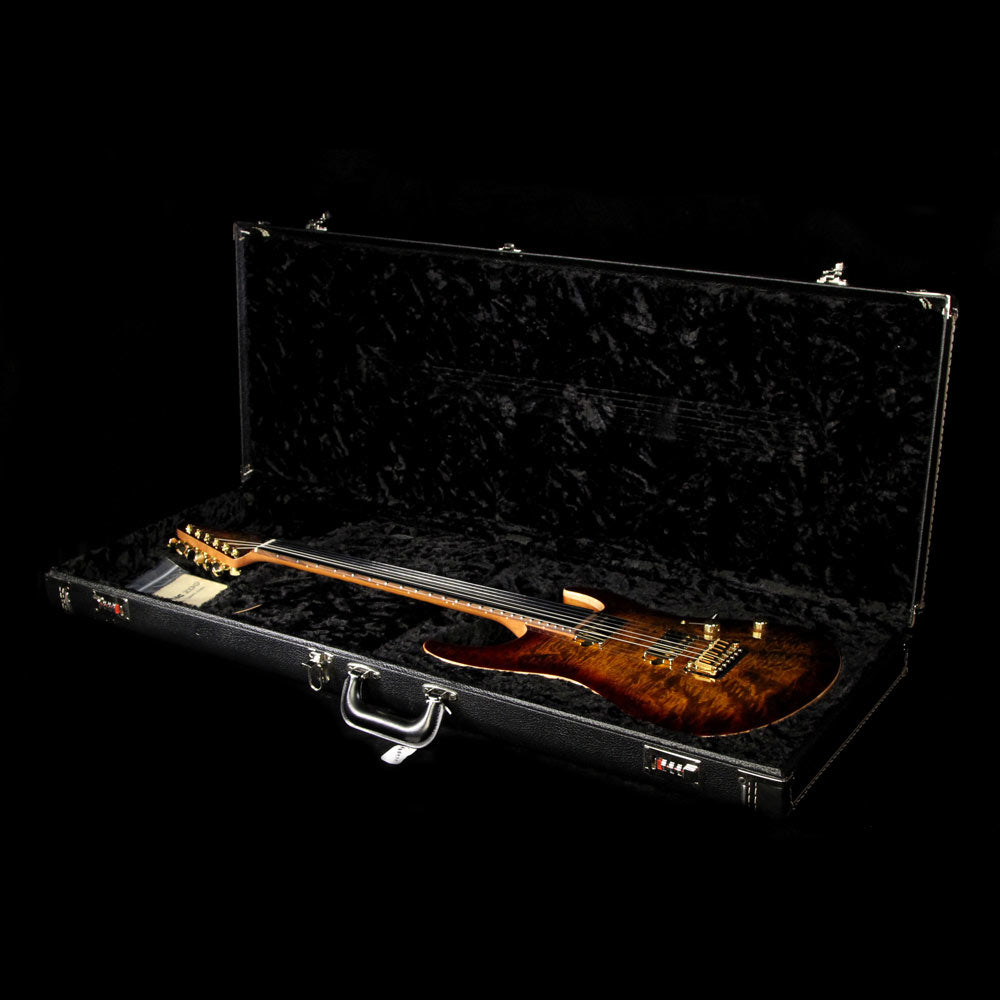 Used 2015 Suhr Modern Carve Top Electric Guitar Bengal Burst — 5