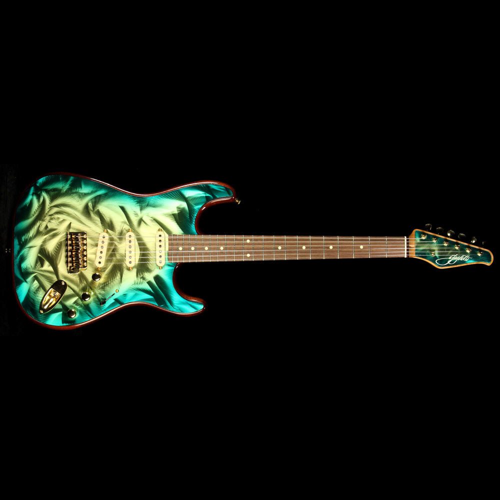 Used 2012 Giglotti GS Electric Guitar Green Burst — 2