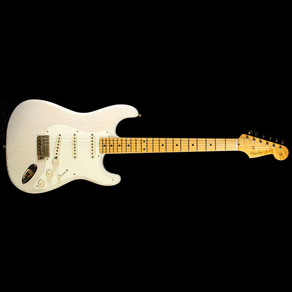 Used 2011 Fender Custom Shop Limited '56 Stratocaster Relic Electric Guitar Olympic White — 2