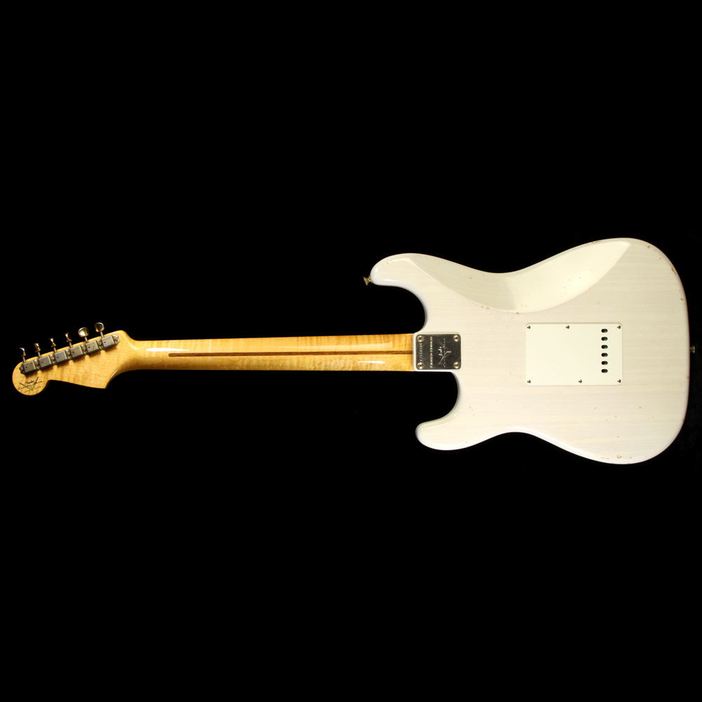 Used 2011 Fender Custom Shop Limited '56 Stratocaster Relic Electric Guitar Olympic White — 3