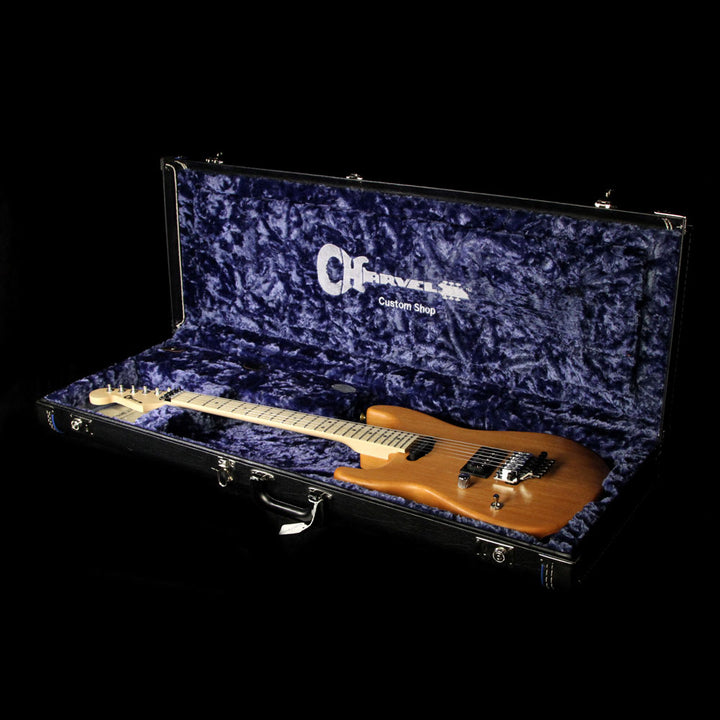 Used 2016 Charvel Custom Shop Music Zoo Exclusive Natural Series San Dimas Mahogany Left-Handed Electric Guitar Natural