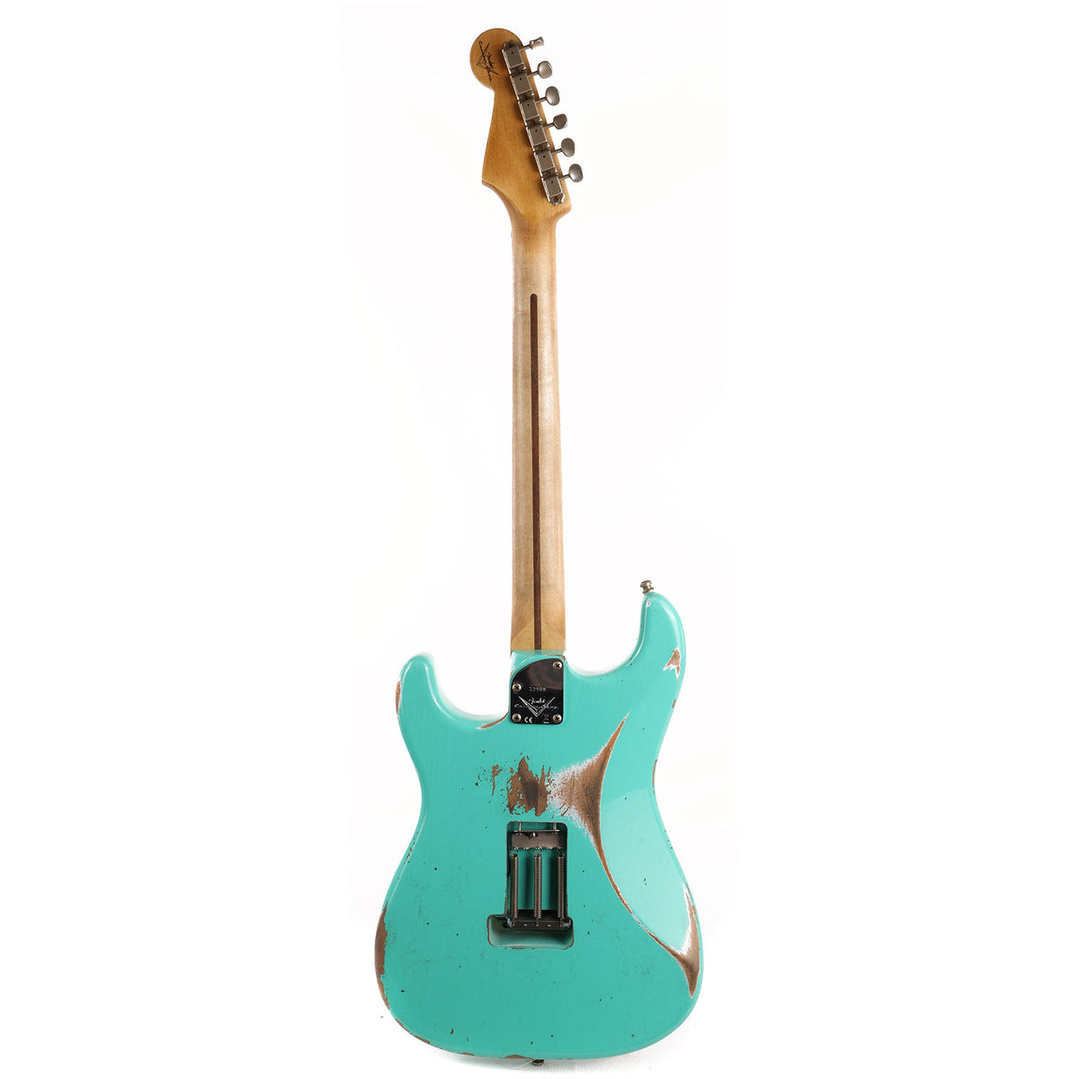 Fender Custom Shop ZF Stratocaster Music Zoo Exclusive Heavy Relic Seafoam Green — 3
