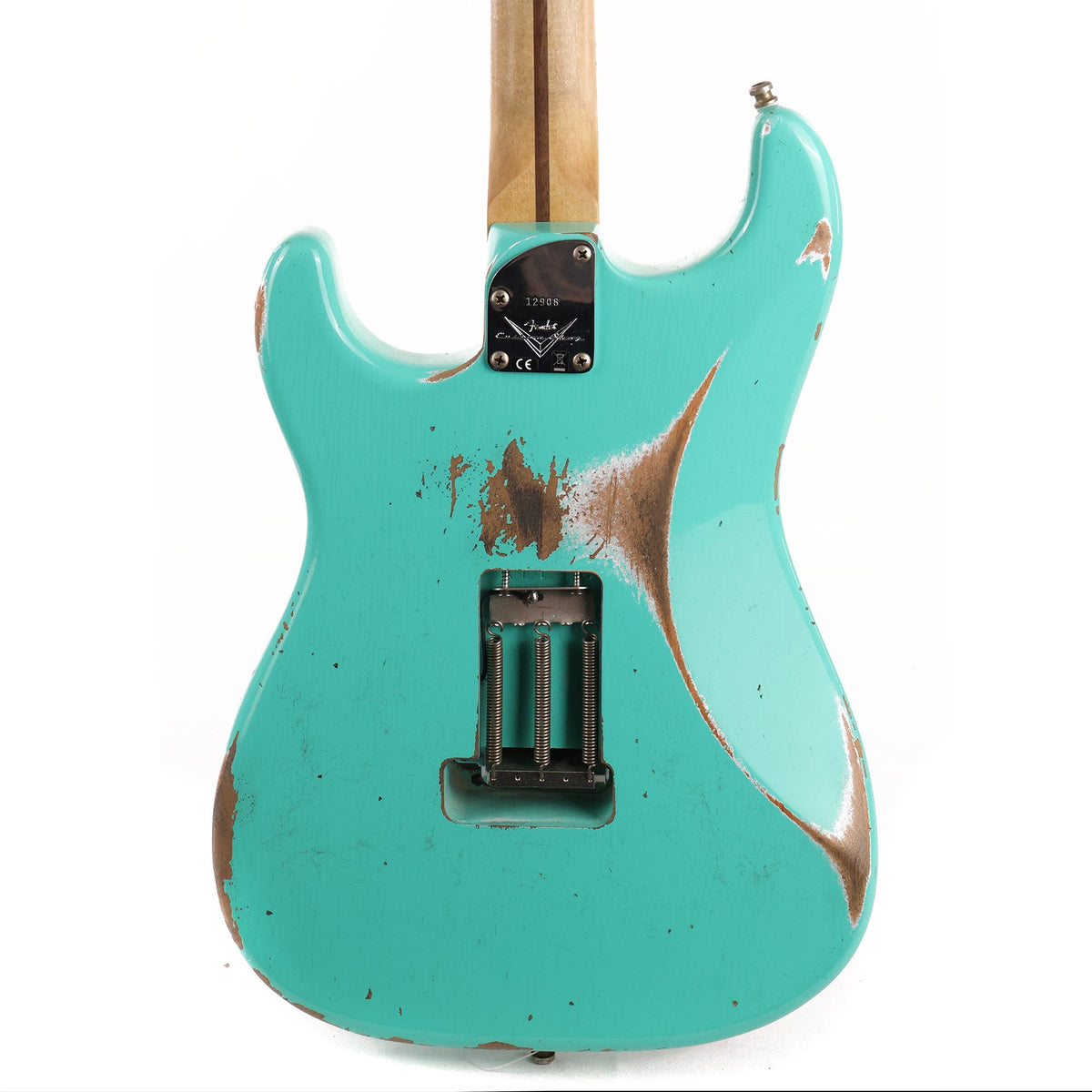 Fender Custom Shop ZF Stratocaster Music Zoo Exclusive Heavy Relic Seafoam Green — 6