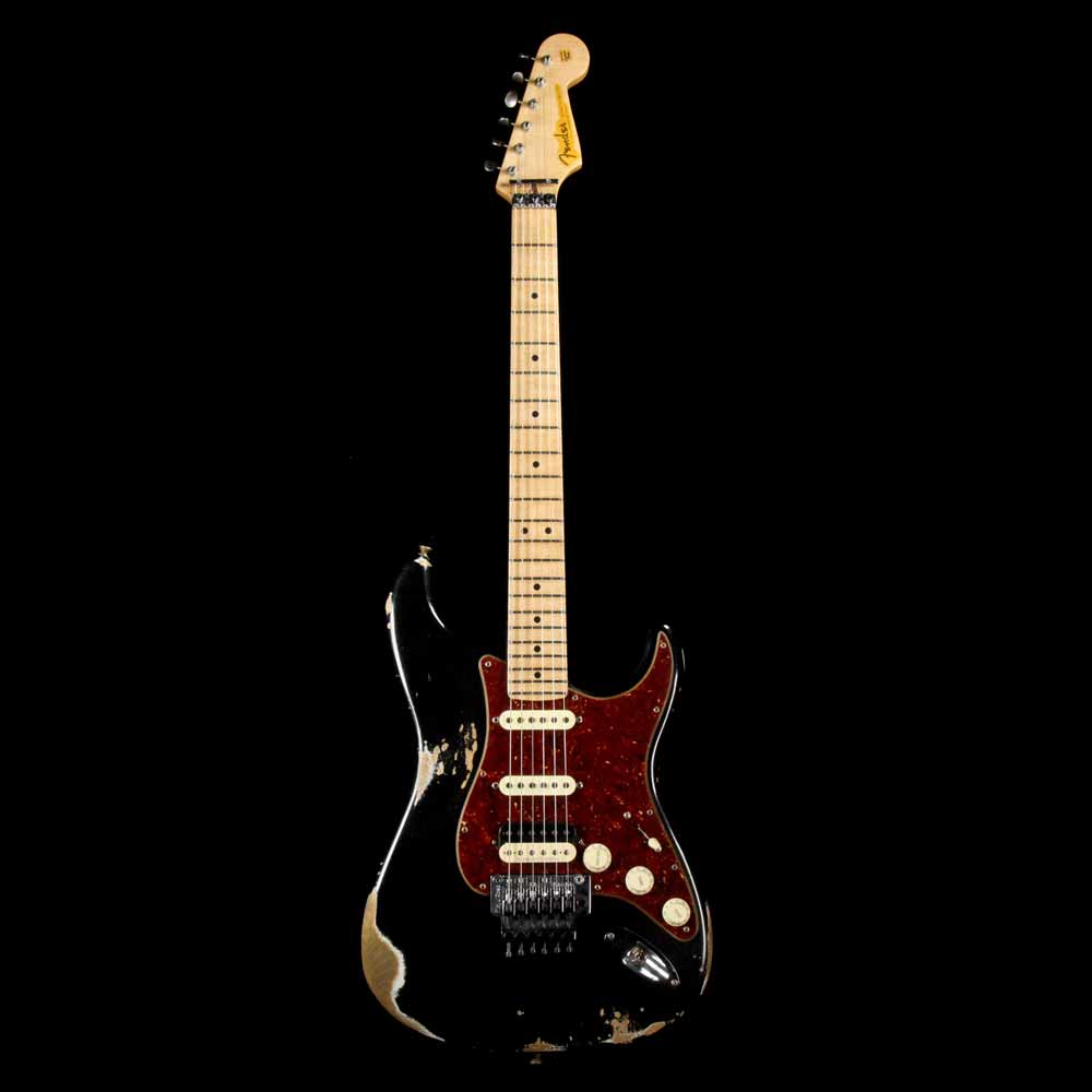 Fender Custom Shop ZF Stratocaster Music Zoo Exclusive Heavy Relic Black — 2