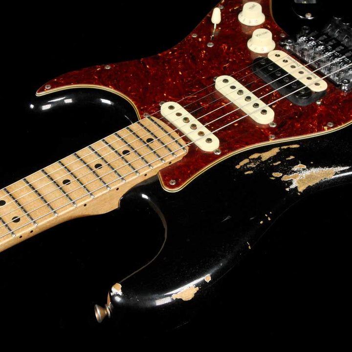 Fender Custom Shop ZF Stratocaster Music Zoo Exclusive Heavy Relic Black