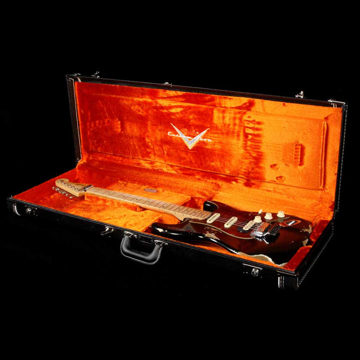 Fender Custom Shop ZF Stratocaster Music Zoo Exclusive Heavy Relic Black