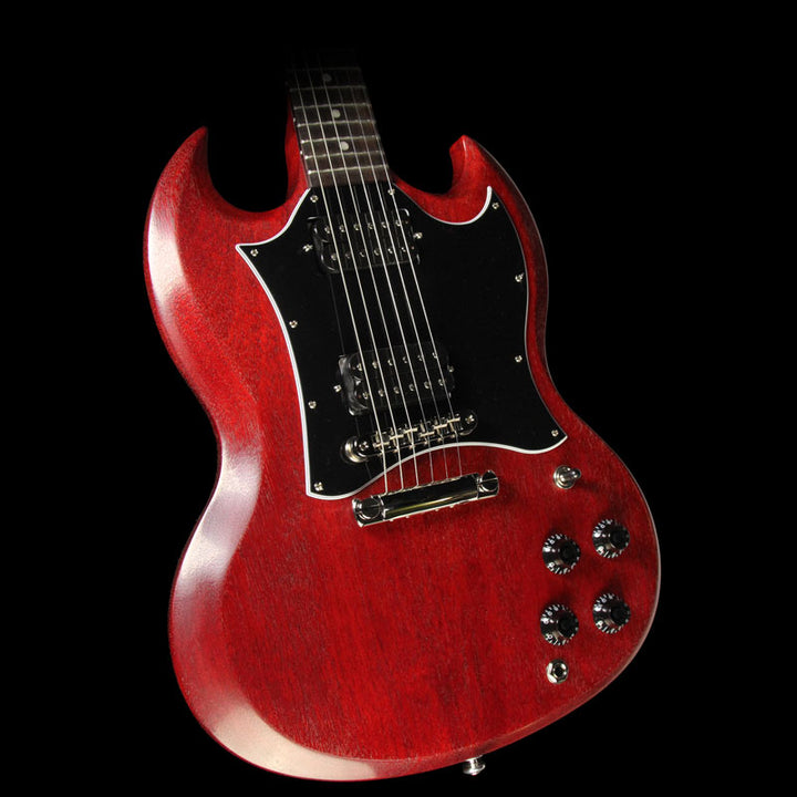 Used 2017 Gibson SG Faded T Electric Guitar Worn Cherry
