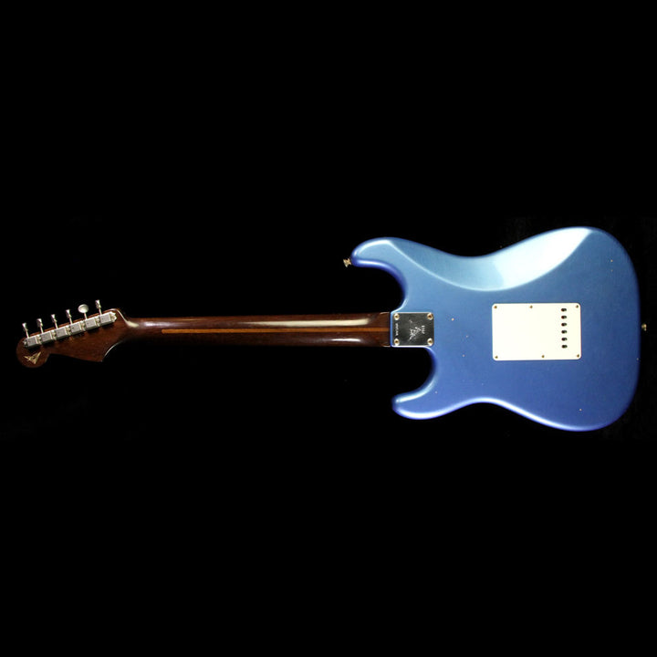 Fender Custom Shop Masterbuilt Yuriy Shishkov 1959 Stratocaster Brazilian Rosewood Neck Electric Guitar Lake Placid Blue
