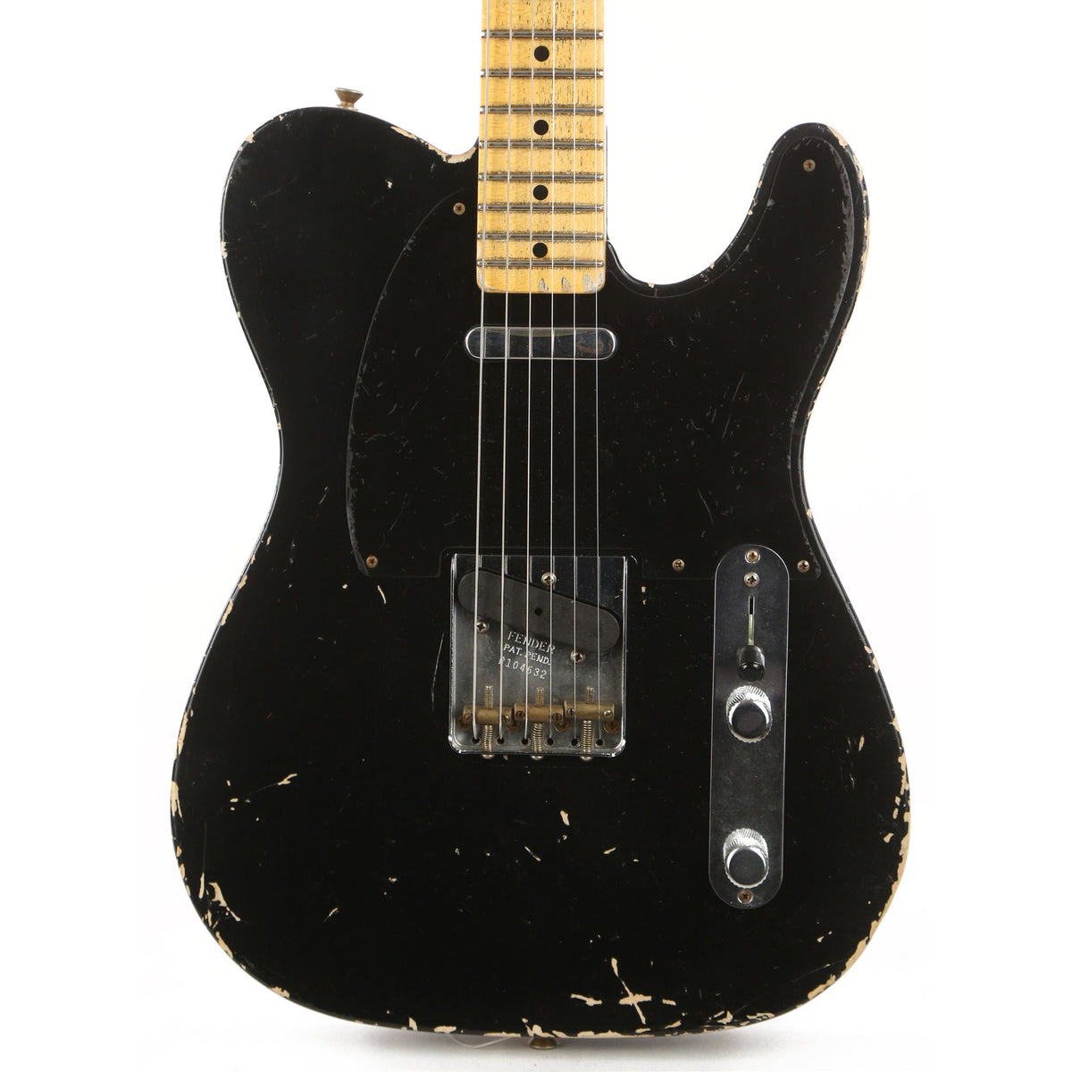 Fender Custom Shop '50s Telecaster Masterbuilt Dennis Galuszka Relic Black — 1
