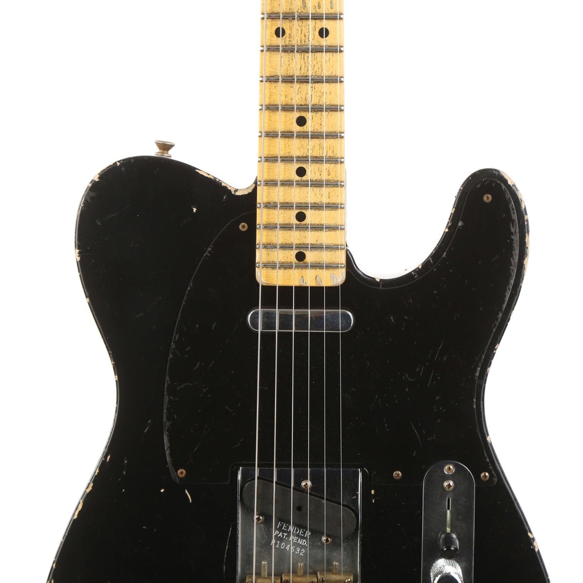 Fender Custom Shop '50s Telecaster Masterbuilt Dennis Galuszka Relic Black — 6