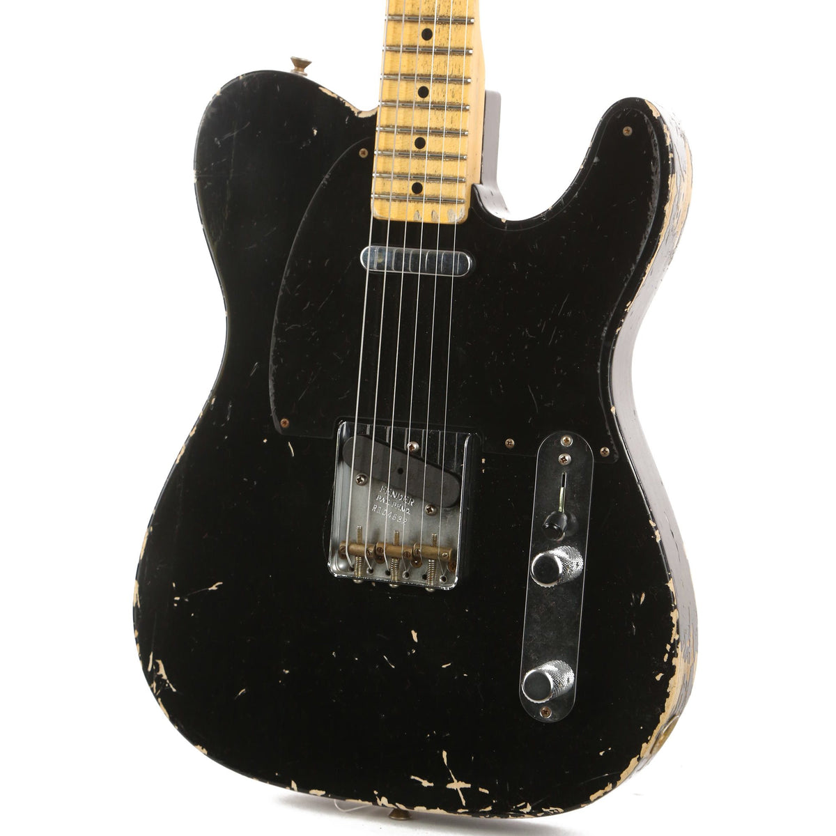 Fender Custom Shop '50s Telecaster Masterbuilt Dennis Galuszka Relic Black — 7