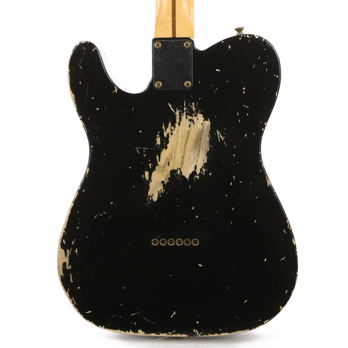Fender Custom Shop '50s Telecaster Masterbuilt Dennis Galuszka Relic Black — 9