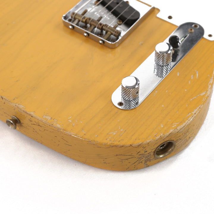 Fender Custom Shop '50s Telecaster Relic Masterbuilt Dennis Galuszka Butterscotch Blonde