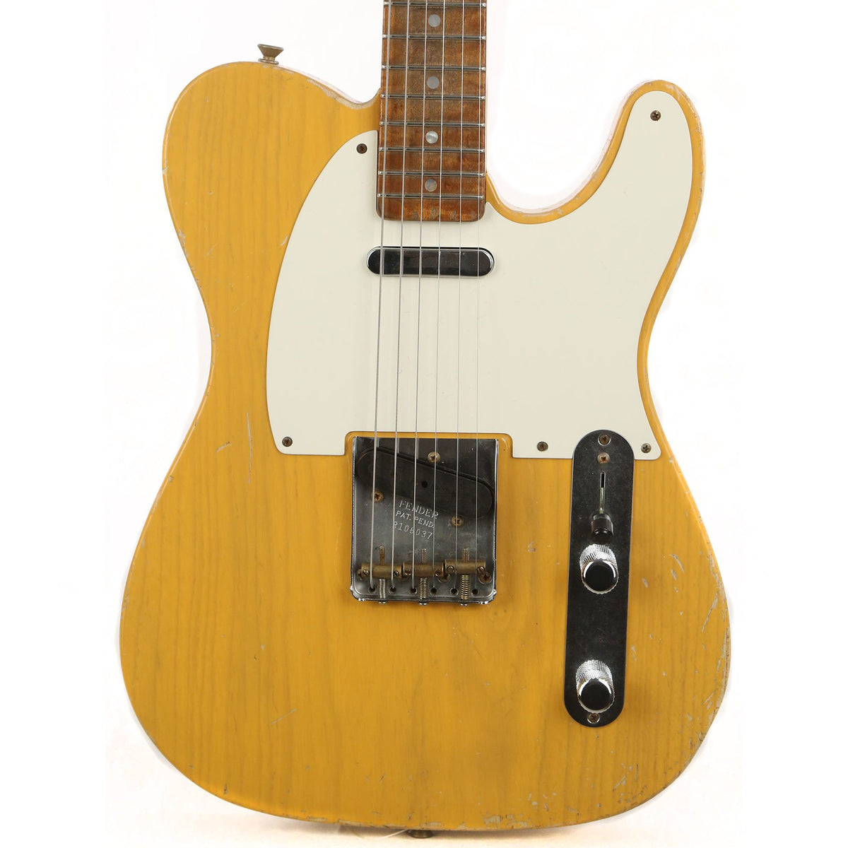 Fender Custom Shop '50s Telecaster Relic Masterbuilt Dennis Galuszka Butterscotch Blonde — 1
