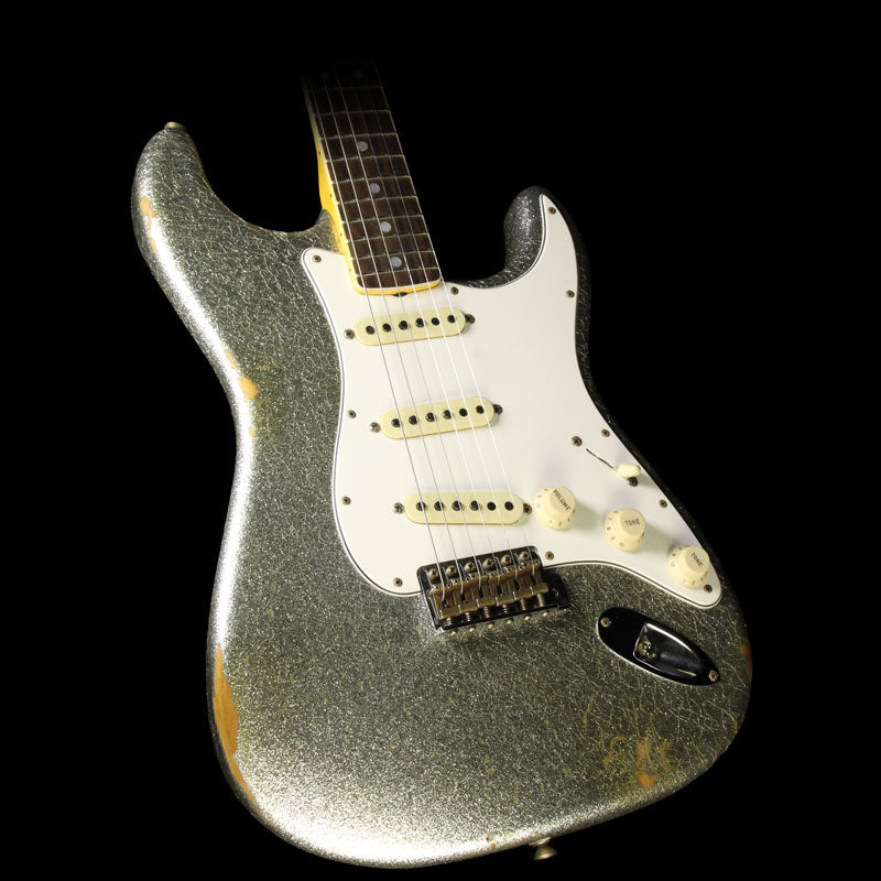 Fender Custom Shop 1967 Stratocaster Reissue Relic Silver Sparkle — 1