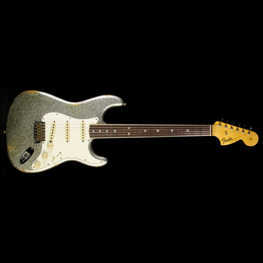 Fender Custom Shop 1967 Stratocaster Reissue Relic Silver Sparkle — 2