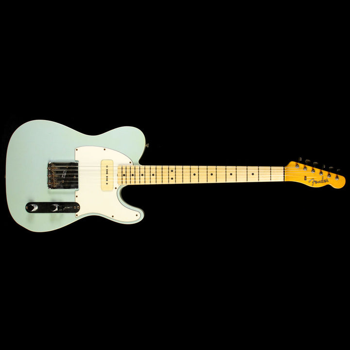 Fender Custom Shop 2-Tone Telecaster Relic Sonic Blue and Olympic White