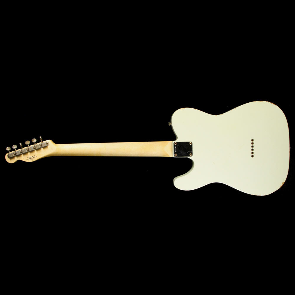 Fender Custom Shop 2-Tone Telecaster Relic Sonic Blue and Olympic White — 3