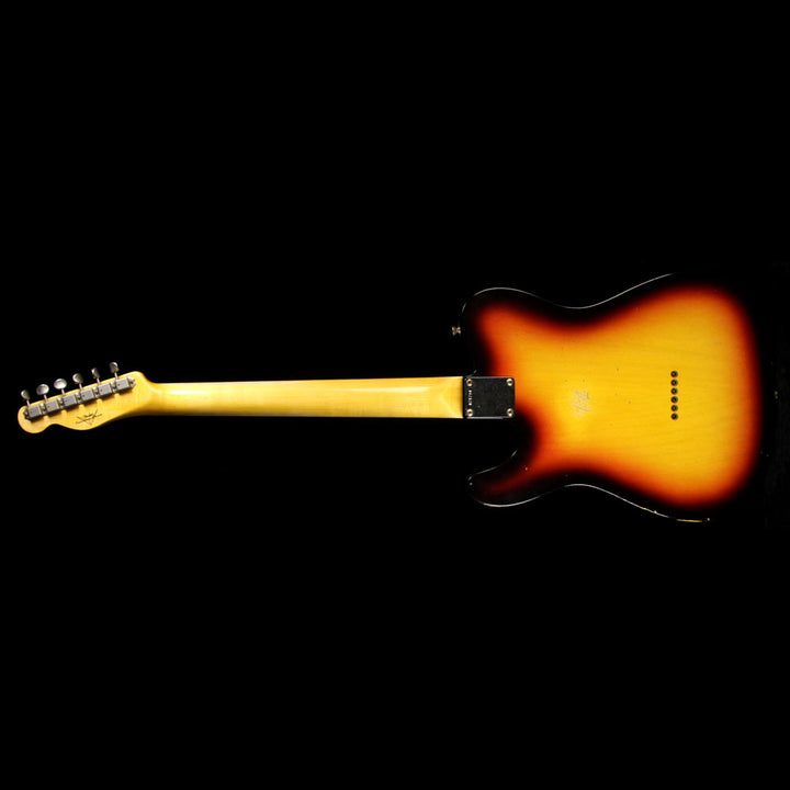 Fender Custom Shop 1963 Custom Telecaster P-90 Relic Electric Guitar Faded 3-Tone Sunburst