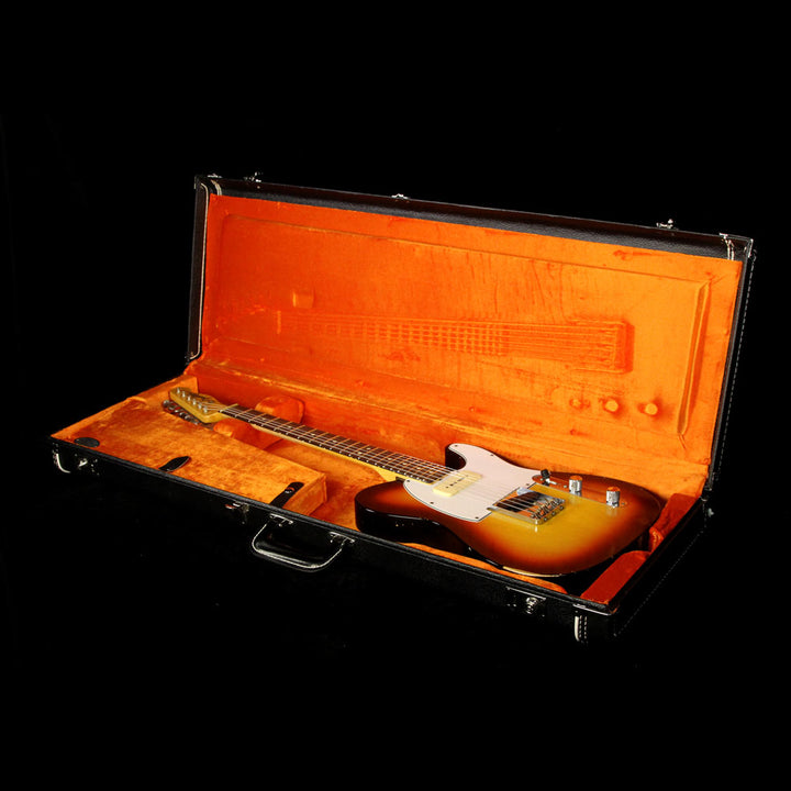 Fender Custom Shop 1963 Custom Telecaster P-90 Relic Electric Guitar Faded 3-Tone Sunburst