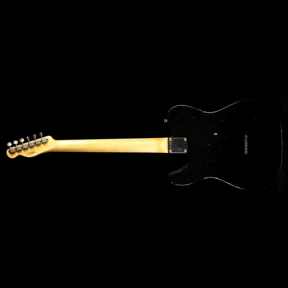 Fender Custom Shop Two-Tone Telecaster Relic Electric Guitar 3-Tone Sunburst and Black — 3