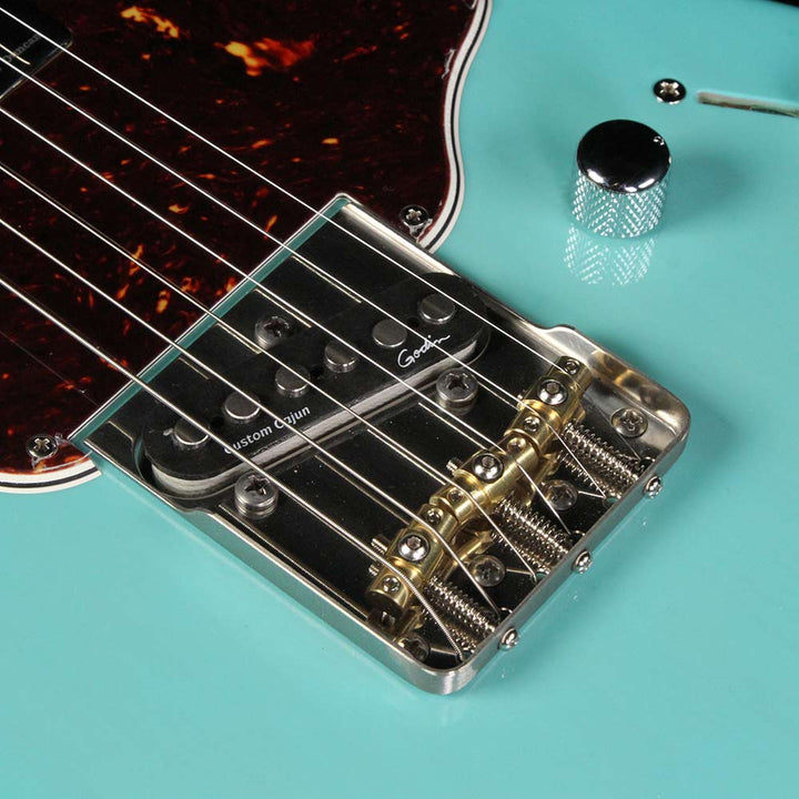 Godin Session Custom T 59 Guitar Coral Blue