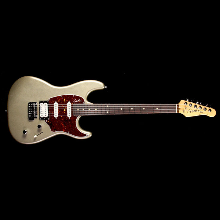Godin Session LTD Classic Electric Guitar Silver Gold