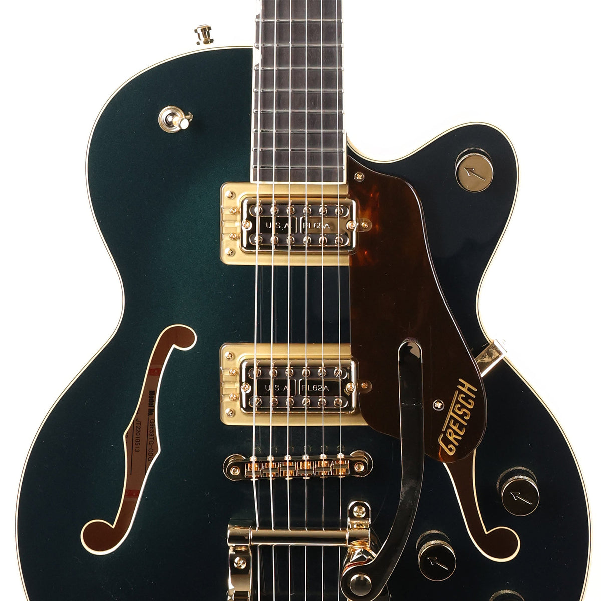 Gretsch G6659TG  Players Edition Broadkaster Jr. Bigsby Cadillac Green 2022 — 6