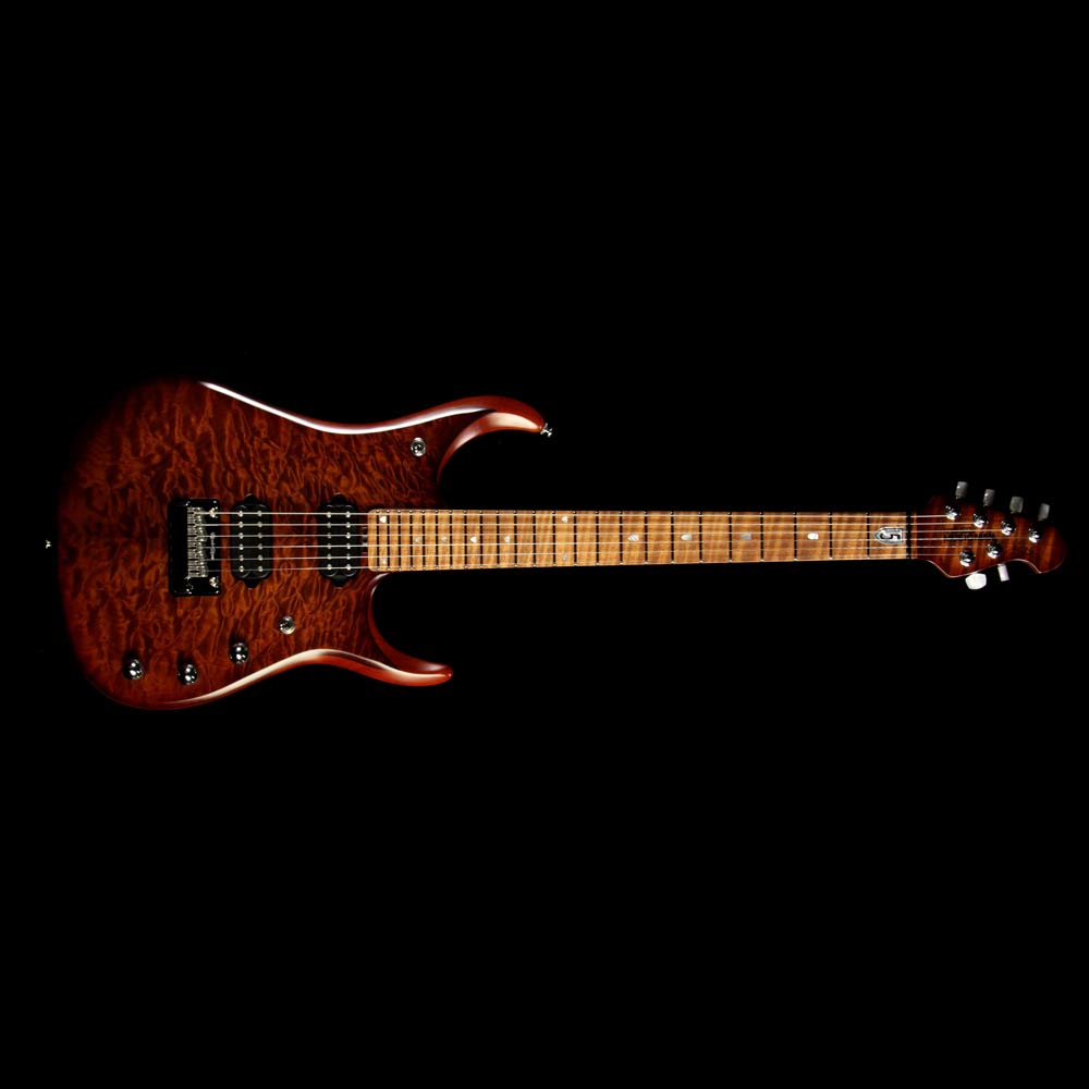 Ernie Ball Music Man John Petrucci JP15 Electric Guitar Quilt Top Sahara Burst — 2